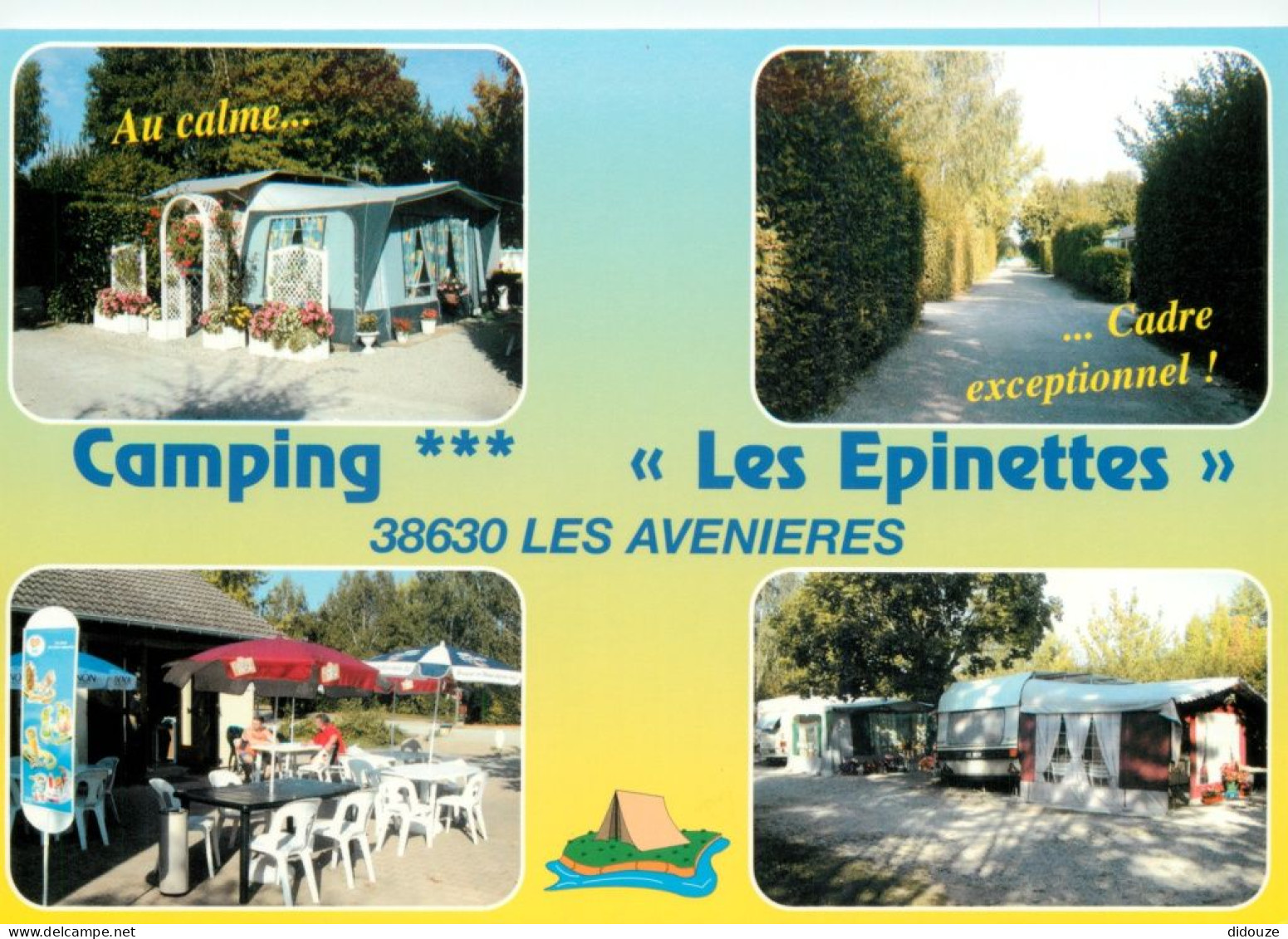 Carte Postale - 38 - Les Avenières - Camping les Epinettes - Multivues - CPM - Carte Neuve - Voir Scans Recto-Verso - Po