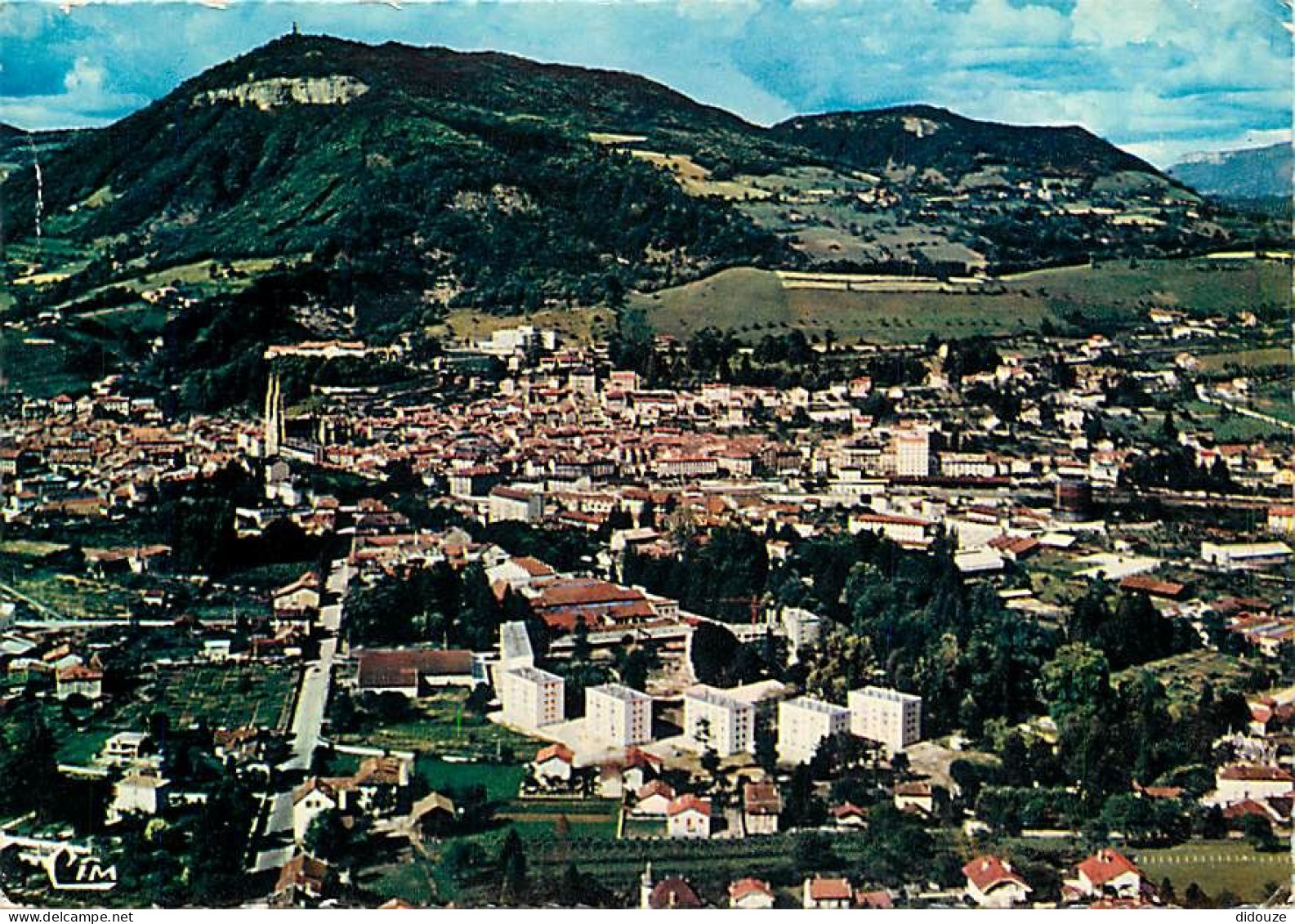 Carte Postale - 38 - Voiron - Vue Générale aérienne - Flamme Postale de Voiron - CPM - Voir Scans Recto-Verso - Poscard