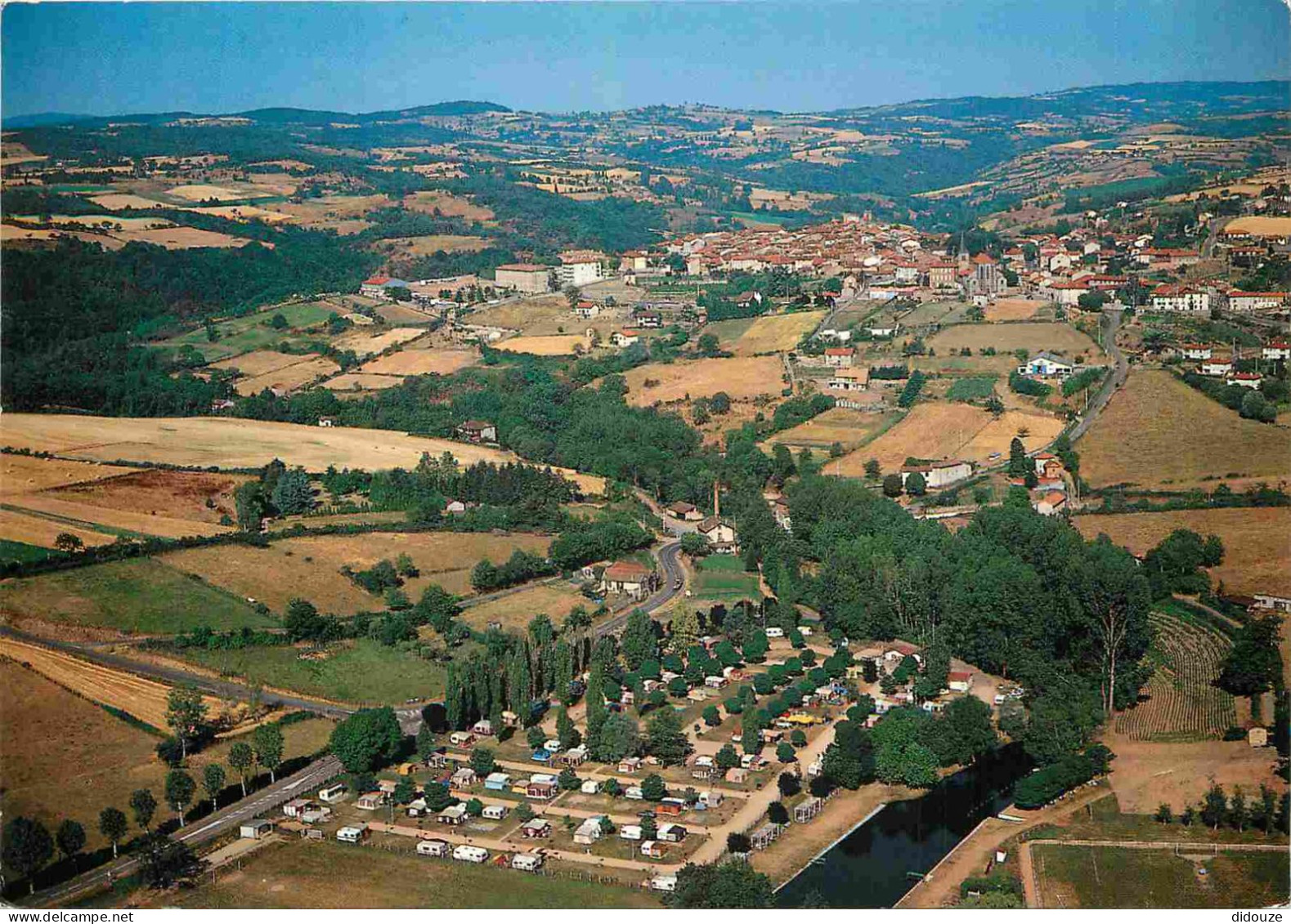 Carte Postale - 42 - Saint Germain laval - Vue Générale aérienne - CPM - Voir Scans Recto-Verso - Poscard - Carta Postal
