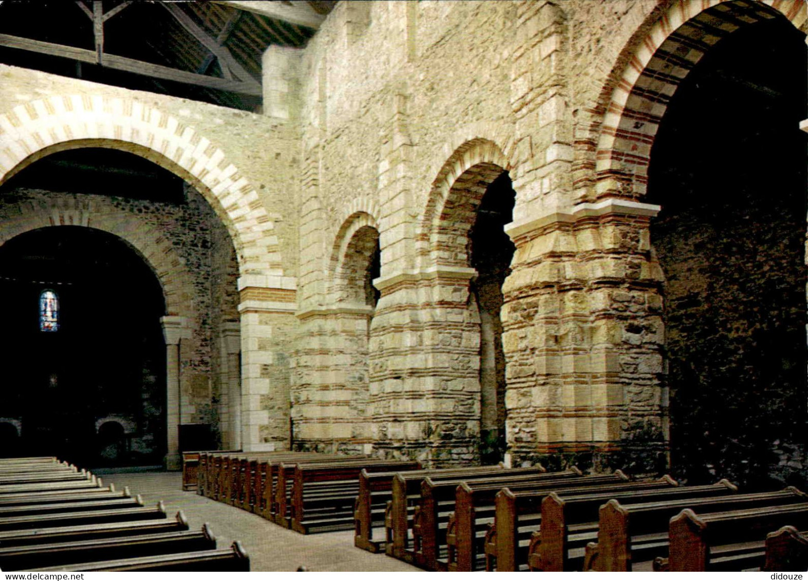 Carte Postale - 44 - Saint-philbert-de-grand-lieu - Intérieur de léglise carolingienne ixe siècle - CPM - Voir Scans Rec