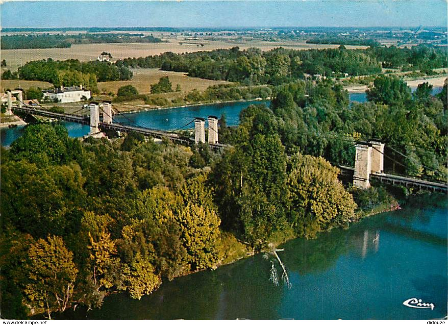 Carte Postale - 45 - Chatillon sur Loire - Vue aérienne - Le pont sur la Loire - CPM - Voir Scans Recto-Verso - Poscard
