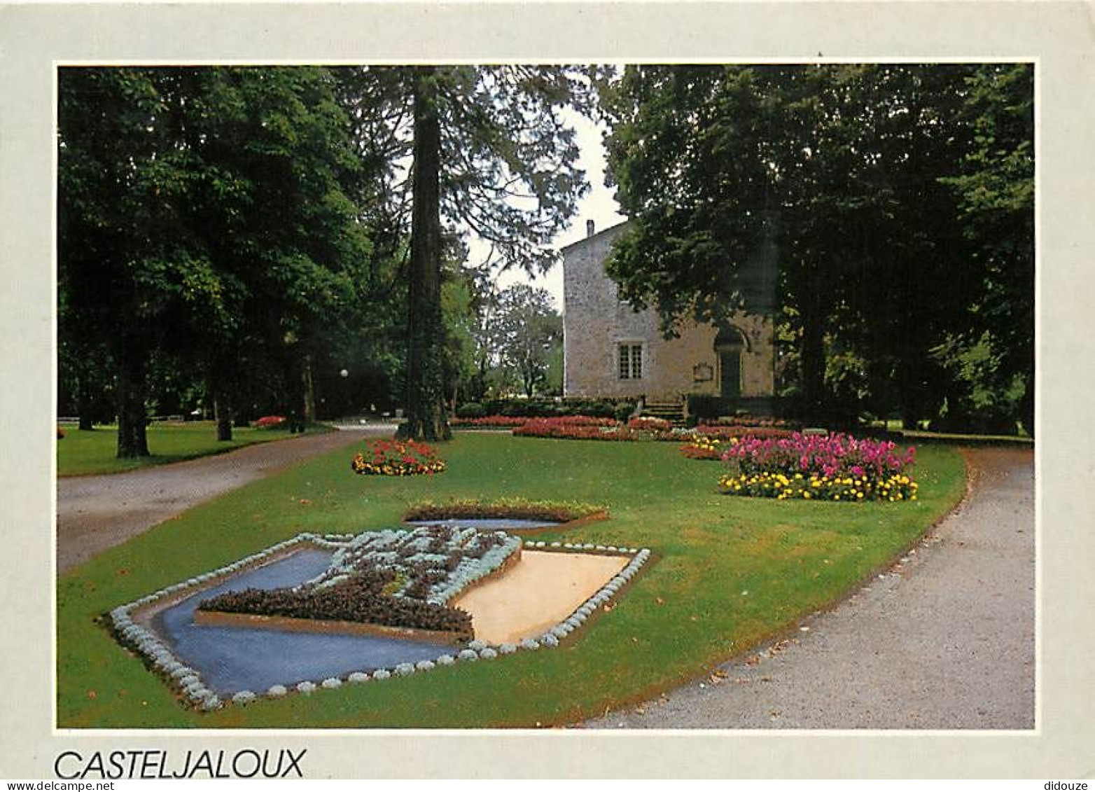 Carte Postale - 47 - Casteljaloux - La Maison de Jeanne d'Albret - Fleurs - Flamme Postale de Casteljaloux - CPM - Voir