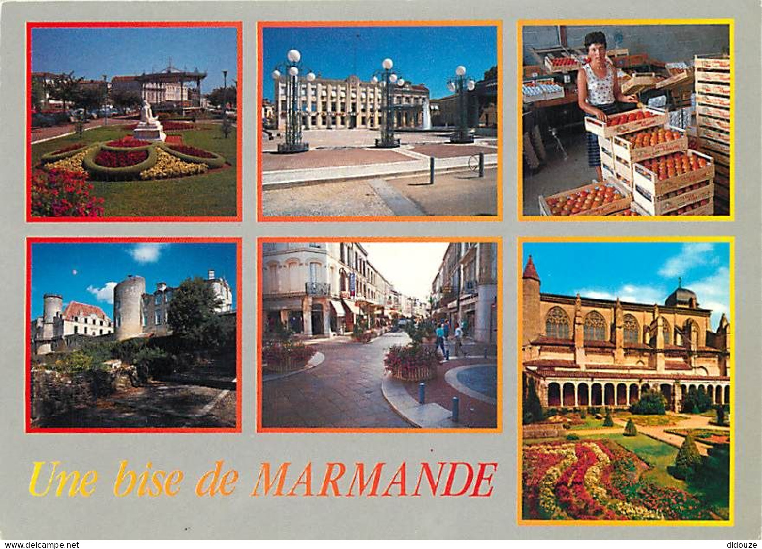 Carte Postale - 47 - Marmande - Multivues - Fruits - Fleurs - Flamme Postale de Marmande - CPM - Voir Scans Recto-Verso