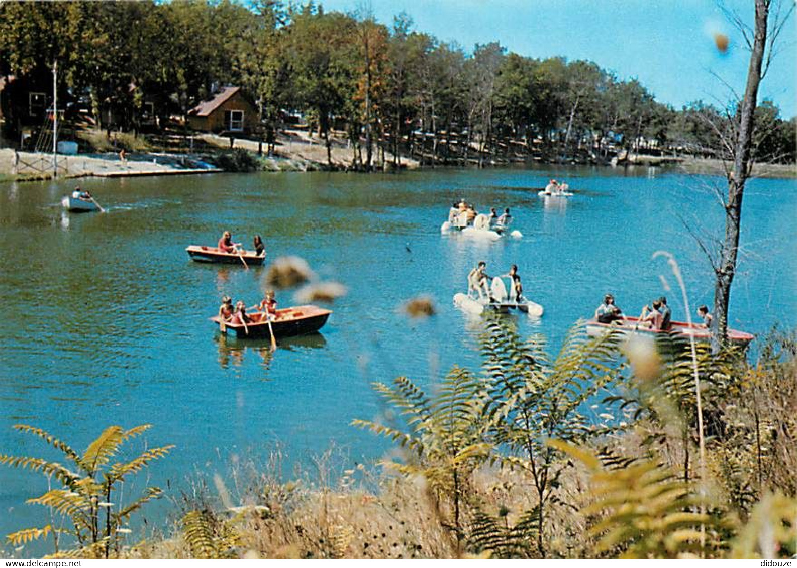 Carte Postale - 47 - Monflanquin - Le Lac - Flamme Postale de Monflanquin - CPM - Voir Scans Recto-Verso - Poscard - Car