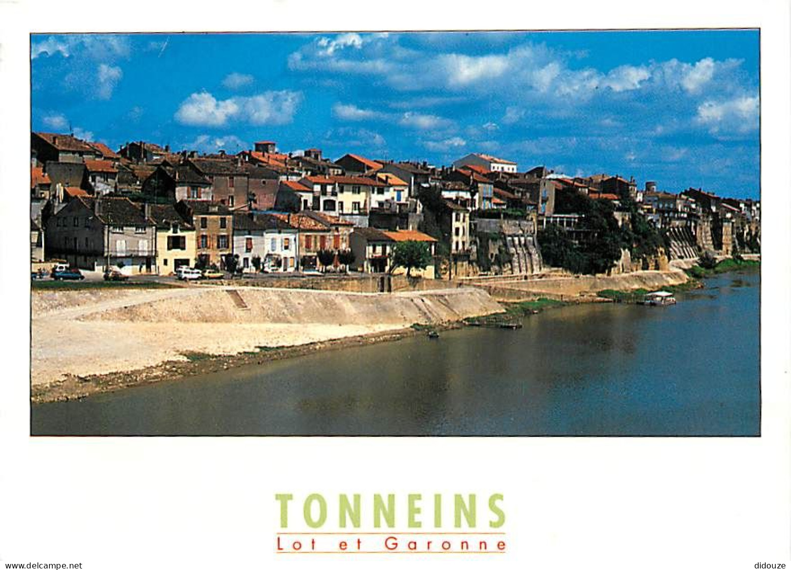 Carte Postale - 47 - Tonneins - Les Quais - Flamme Postale de Tonneins - CPM - Voir Scans Recto-Verso - Poscard - Carta