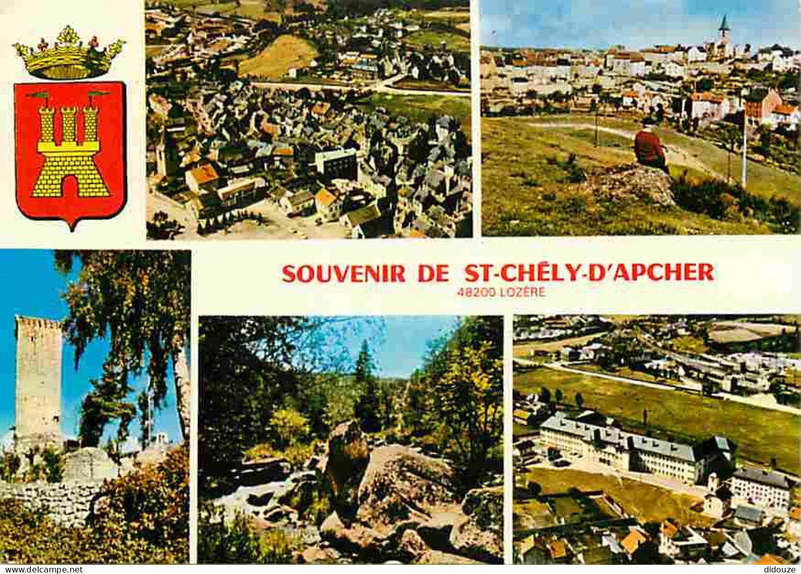 Carte Postale - 48 - Saint Chély d'Apcher - Multivues - Blasons - CPM - Voir Scans Recto-Verso - Poscard - Carta Postal