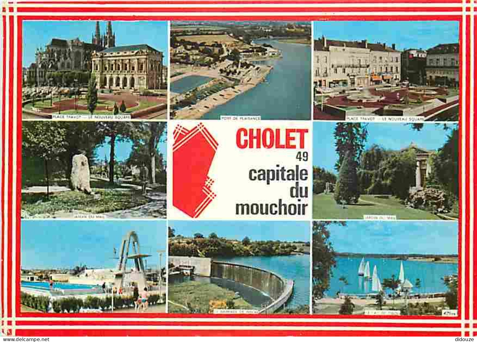 Carte Postale - 49 - Cholet - Capitale du Mouchoir - Multivues - Flamme Postale de Cholet - CPM - Voir Scans Recto-Verso