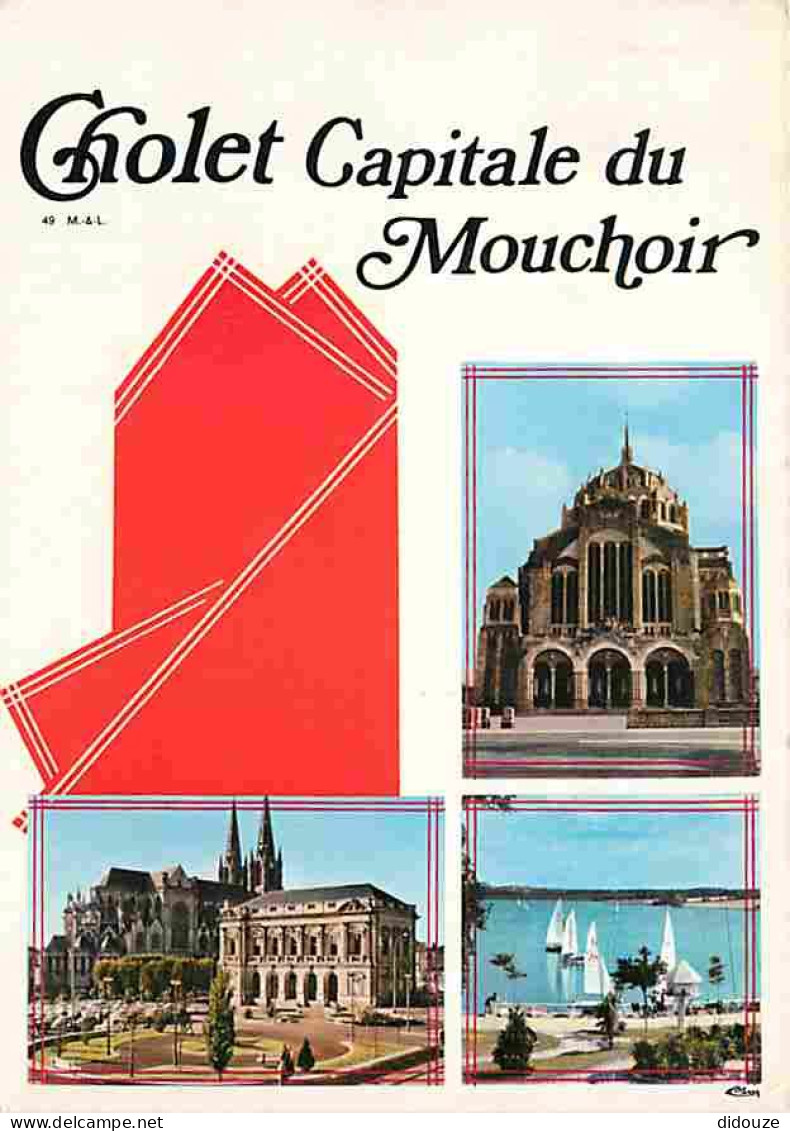 Carte Postale - 49 - Cholet - Capitale du Mouchoir - Multivues - Flamme Postale de Cholet - CPM - Voir Scans Recto-Verso