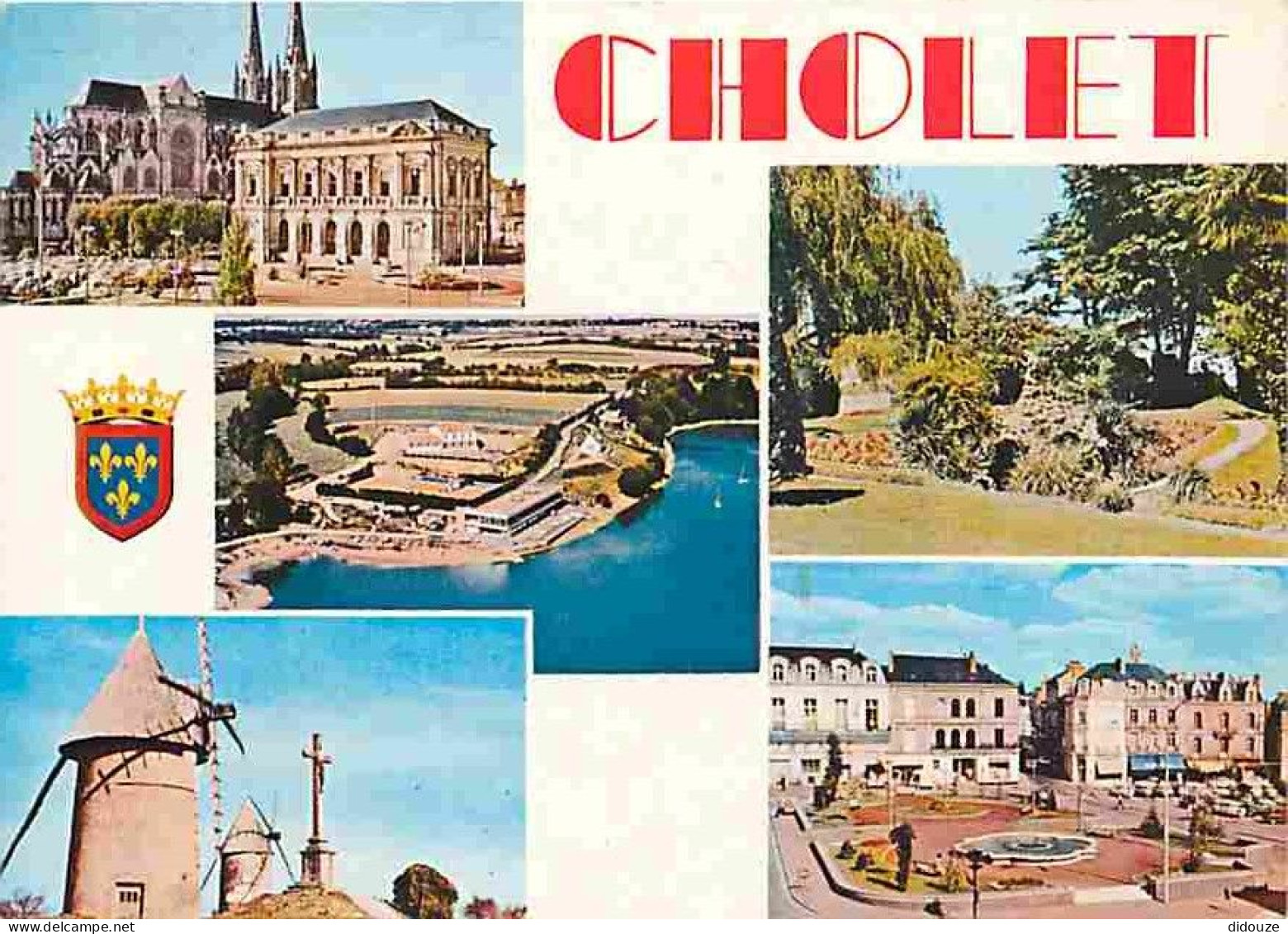 Carte Postale - 49 - Cholet - Multivues - Blasons - Flamme Postale de Cholet - CPM - Voir Scans Recto-Verso - Poscard -