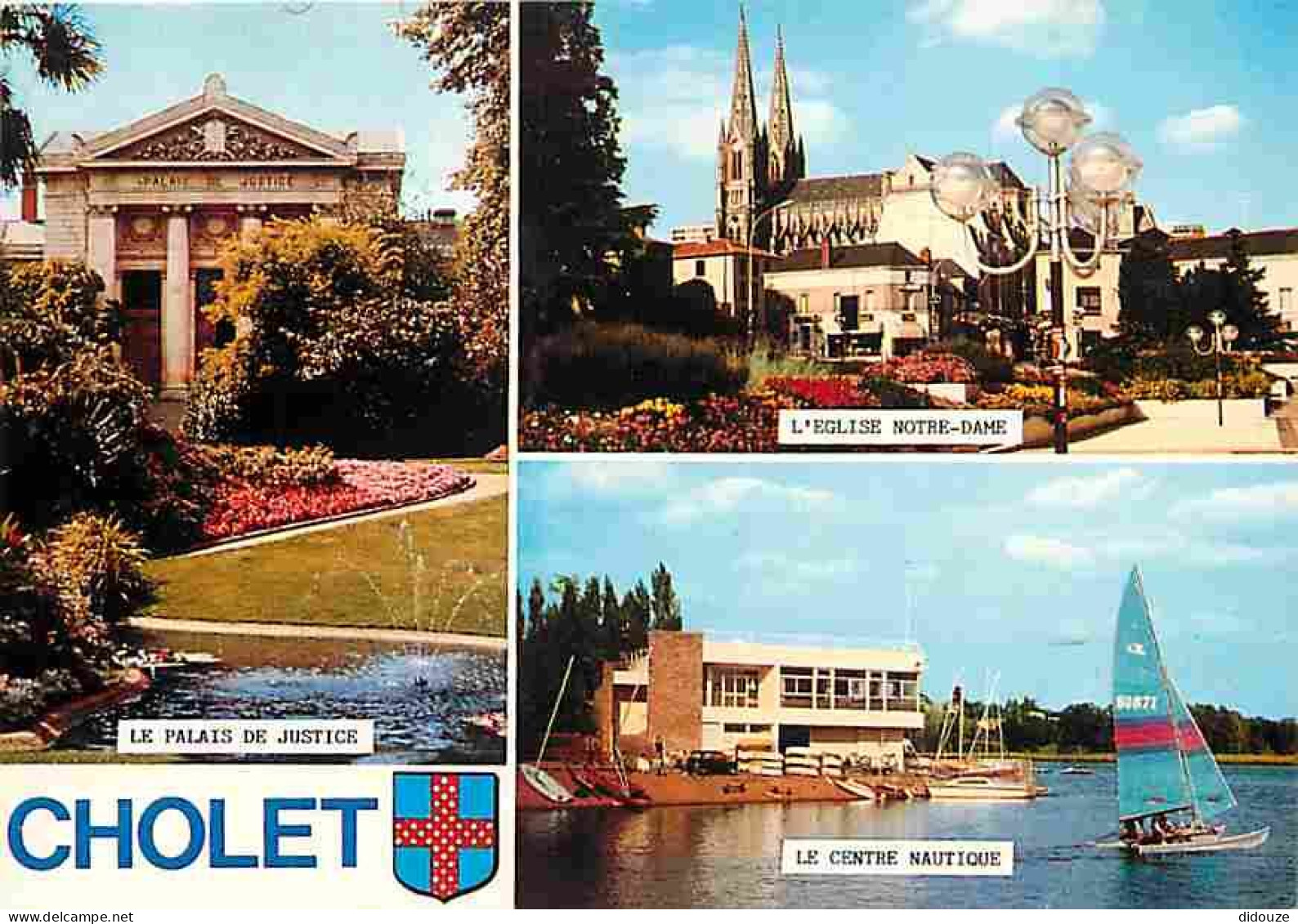 Carte Postale - 49 - Cholet - Multivues - Blasons - Flamme Postale de Cholet - CPM - Voir Scans Recto-Verso - Poscard -