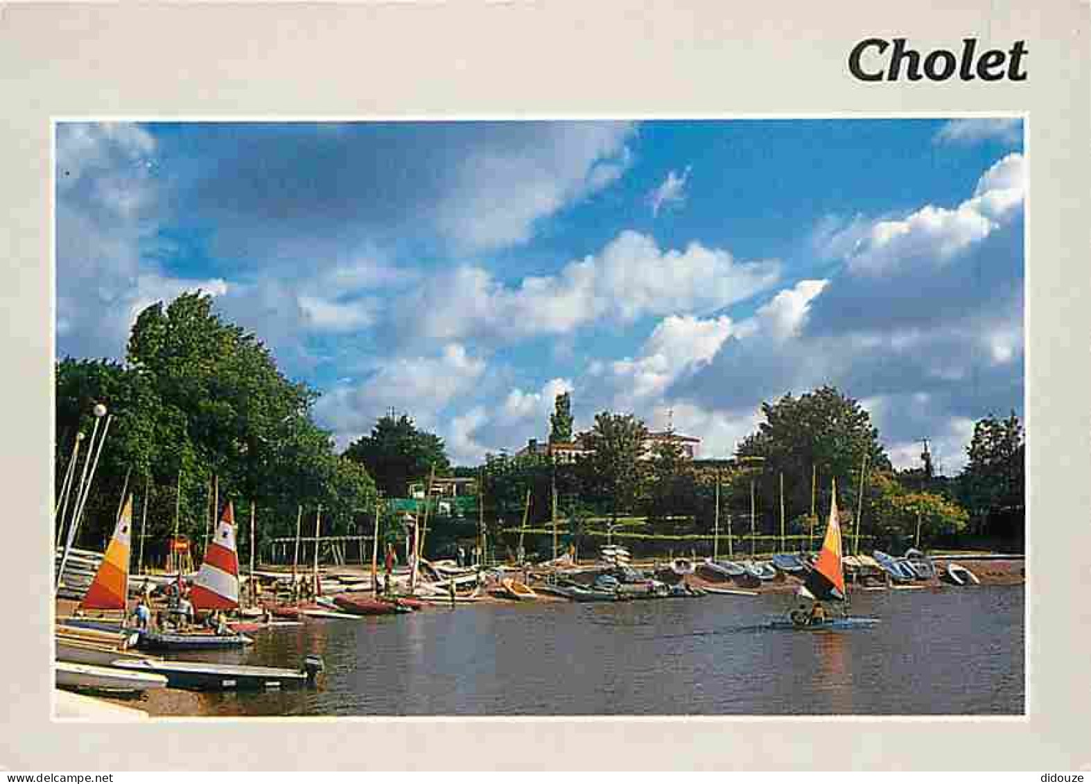 Carte Postale - 49 - Cholet - Port de Ribou - Flamme Postale de Cholet - CPM - Voir Scans Recto-Verso - Poscard - Carta