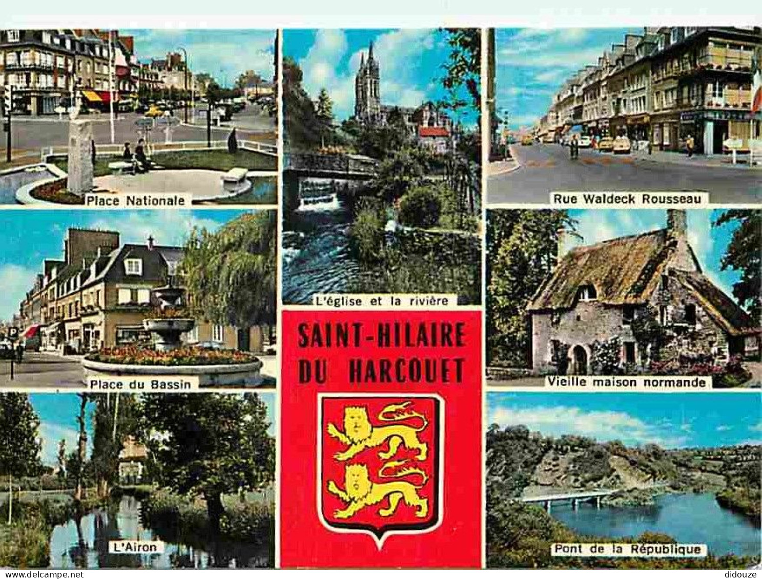 Carte Postale - 50 - Saint Hilaire du Harcouet - Multivues - Automobiles - Blasons - Carte Neuve - CPM - Voir Scans Rect