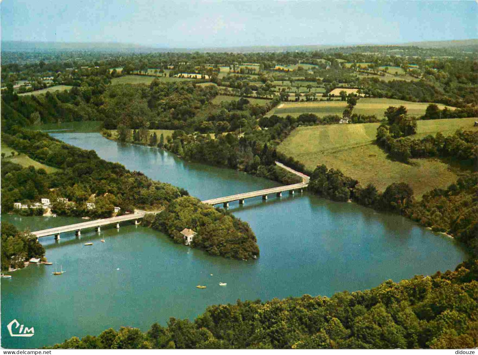 Carte Postale - 50 - Saint Hilaire du Harcouet - Vallée de la Sélune - Vue aérienne - Le pont des Biards - CPM - Voir Sc