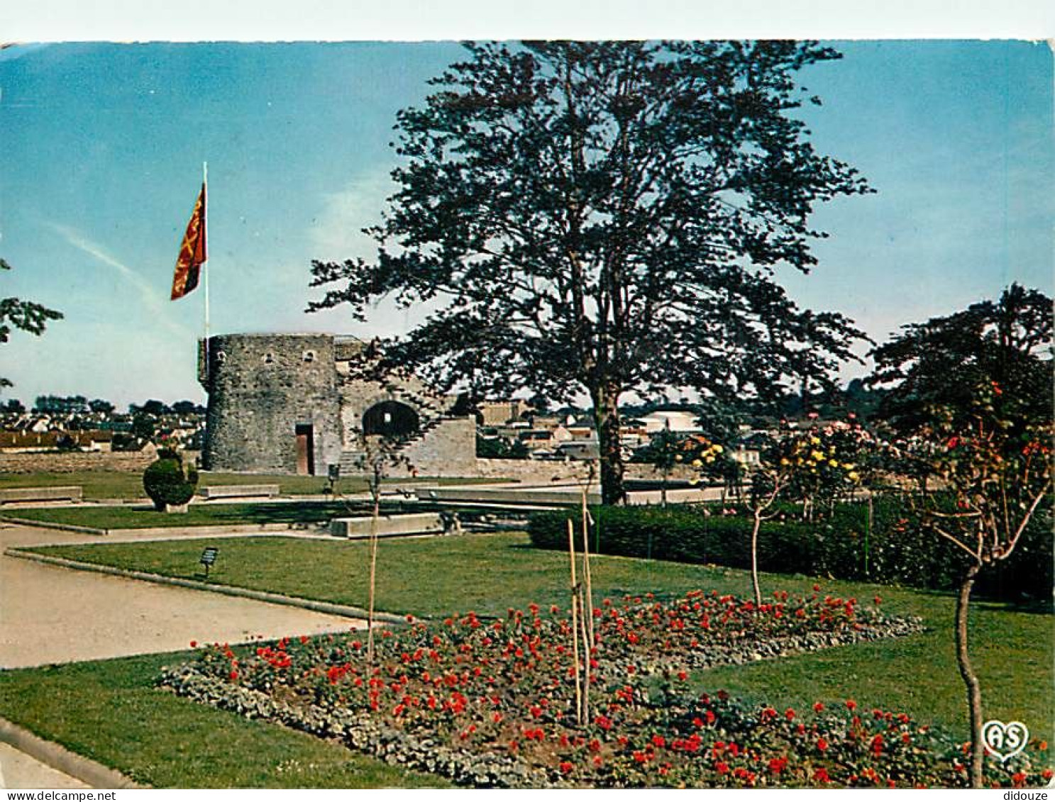 Carte Postale - 50 - Saint-Lo - Le Jardin public - Fleurs - Flamme Postale de Saint-Lo - CPM - Voir Scans Recto-Verso -