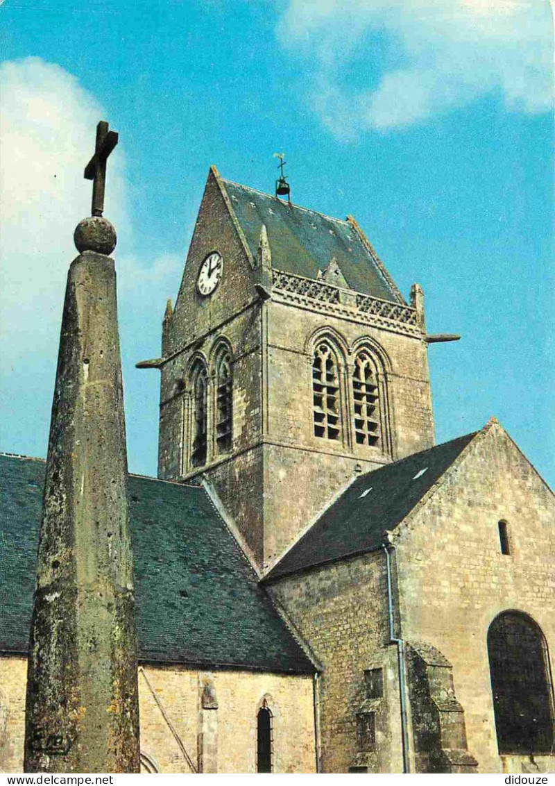 Carte Postale - 50 - Sainte Mère Eglise - Le clocher de l'Eglise - CPM - Voir Scans Recto-Verso - Poscard - Carta Postal