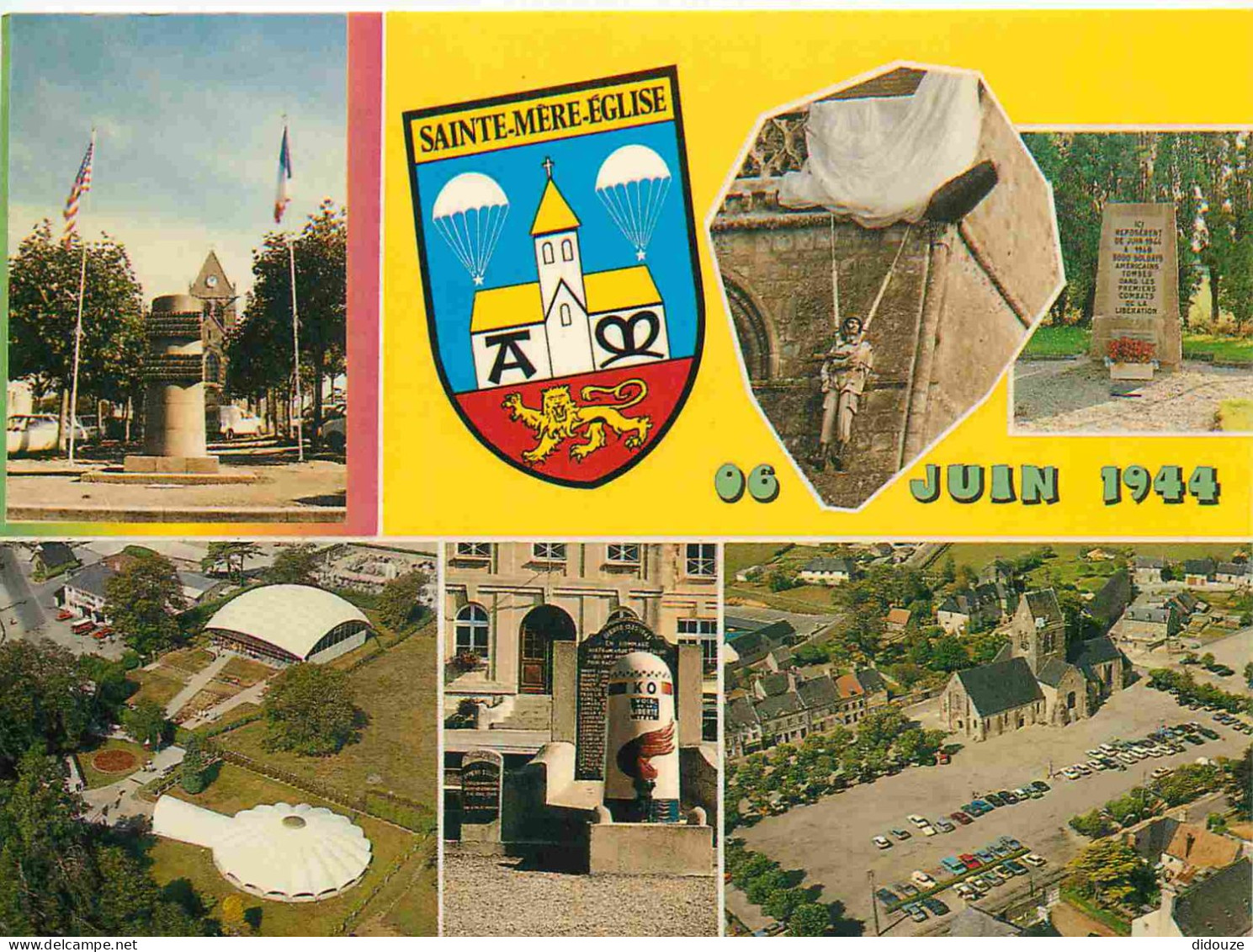 Carte Postale - 50 - Sainte Mère Eglise - Multivues - Blasons - CPM - Voir Scans Recto-Verso - Poscard - Carta Postal -