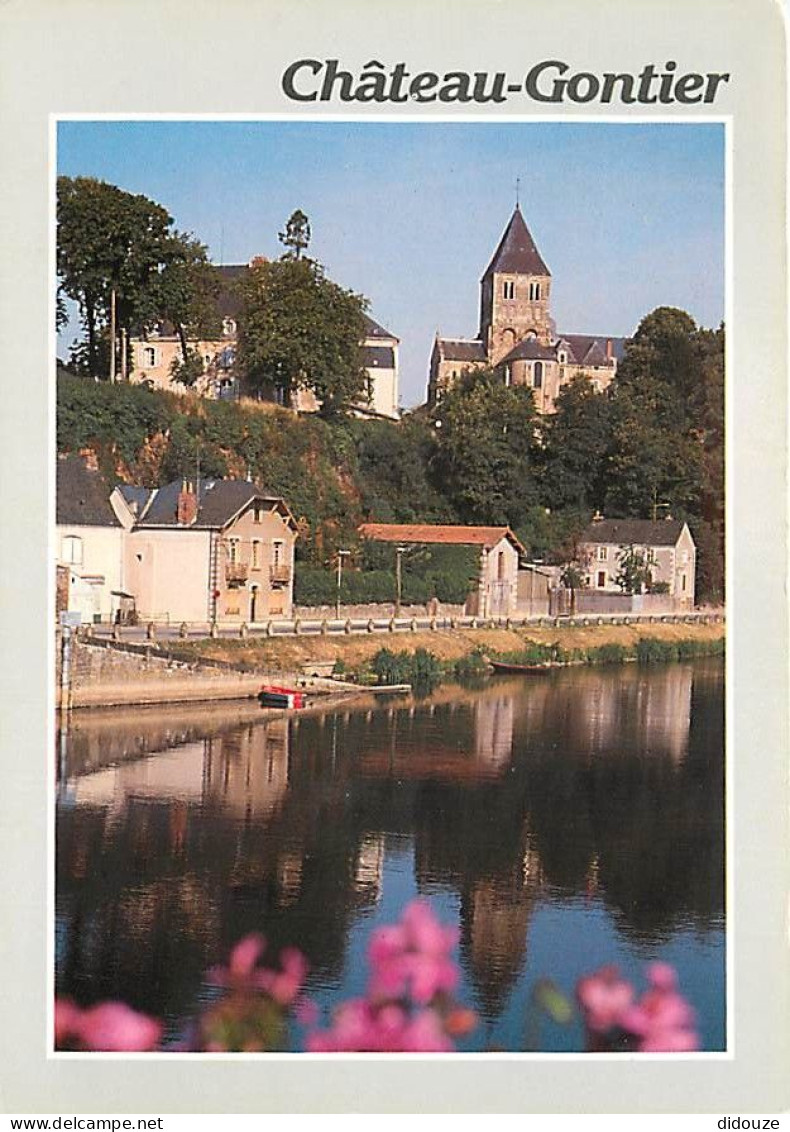 Carte Postale - 53 - Château-Gontier - L'église Saint-Jean - Flamme Postale de Château-Gontier - CPM - Voir Scans Recto-