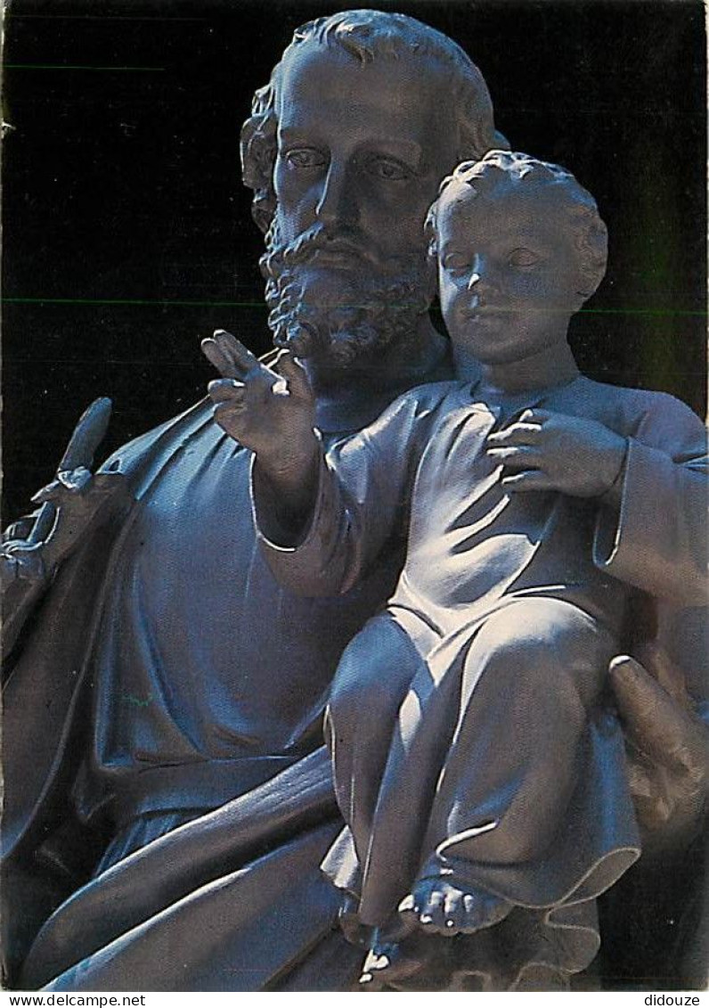 Carte Postale - 53 - Entrammes - Communauté St-Joseph-des-Champs - Statue de St-Joseph - Art Religieux - CPM - Voir Scan