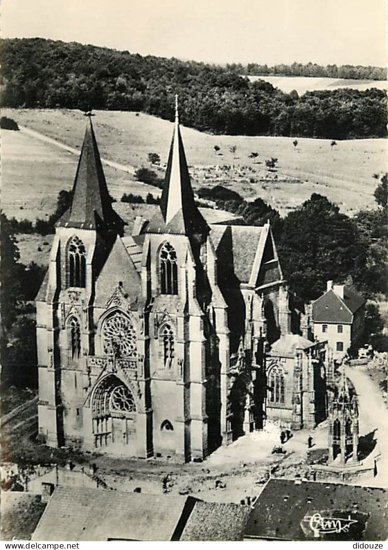 Carte Postale - 55 - Avioth - La Basilique - Vue aérienne - Mention Photographie véritable - Carte dentelée - CPSM grand