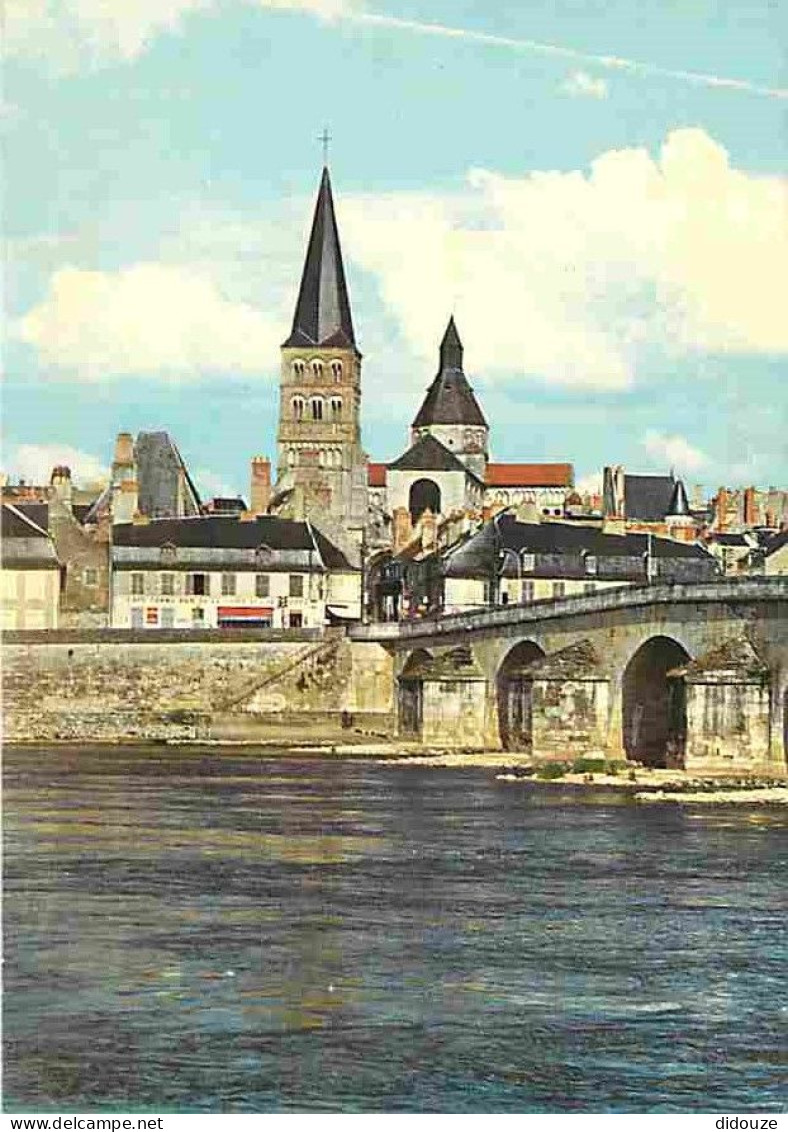 Carte Postale - 58 - La Charité sur Loire - L'Eglise - Le pont sur la Loire - CPM - Voir Scans Recto-Verso - Poscard - C