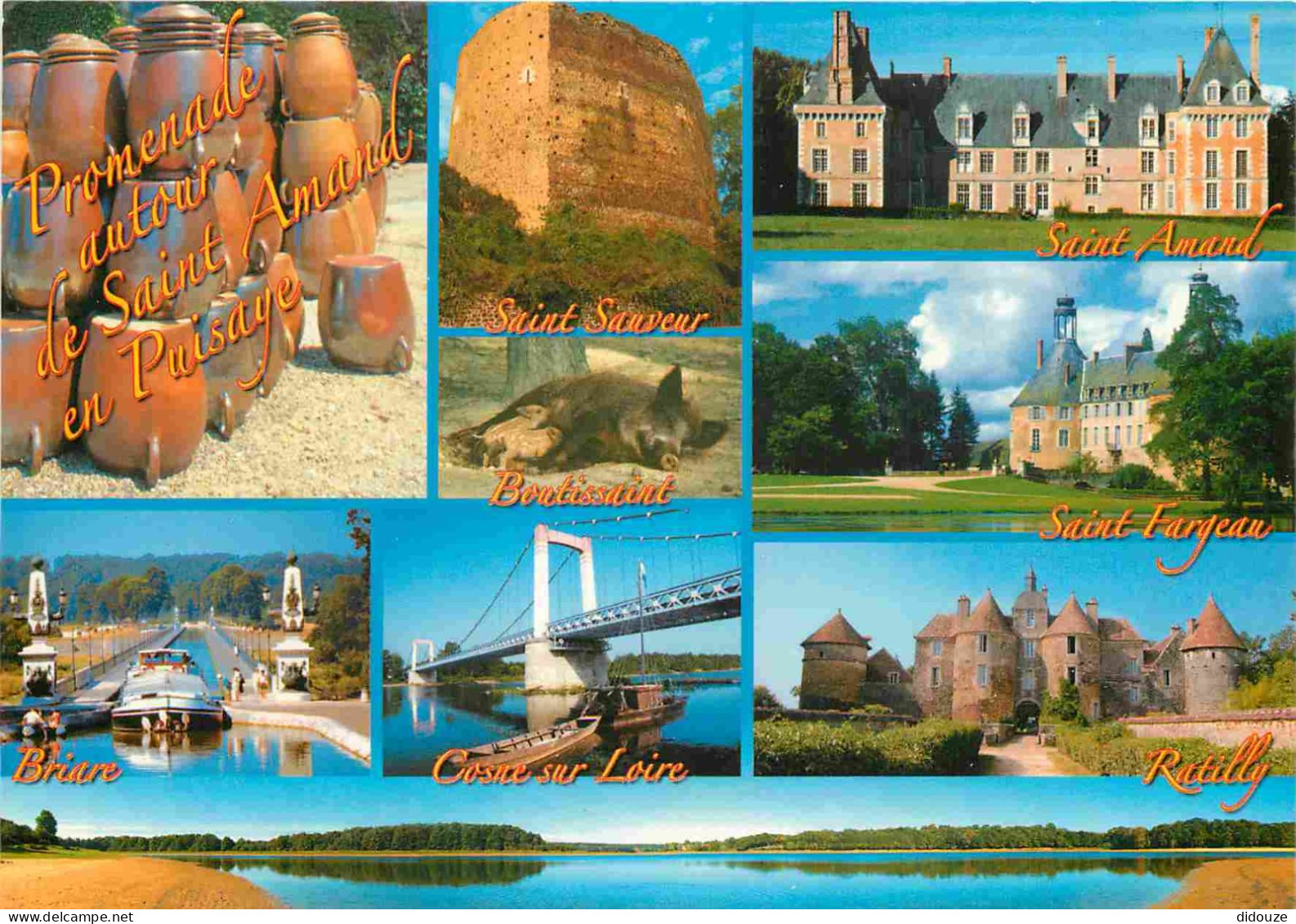 Carte Postale - 58 - Saint Amand en Puisaye - Multivues - CPM - Voir Scans Recto-Verso - Poscard - Carta Postal -  Postk