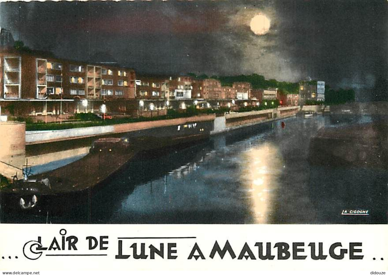 Carte Postale - 59 - Maubeuge - Clair de Lune à Maubeuge - CPM - Voir Scans Recto-Verso - Poscard - Carta Postal -  Post