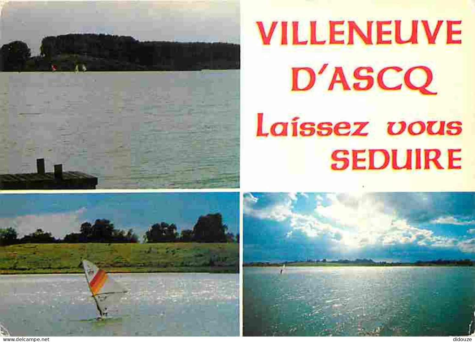 Carte Postale - 59 - Villeneuve d'Ascq - Multivues - Lac - Planche à Voile - Carte Neuve - CPM - Voir Scans Recto-Verso
