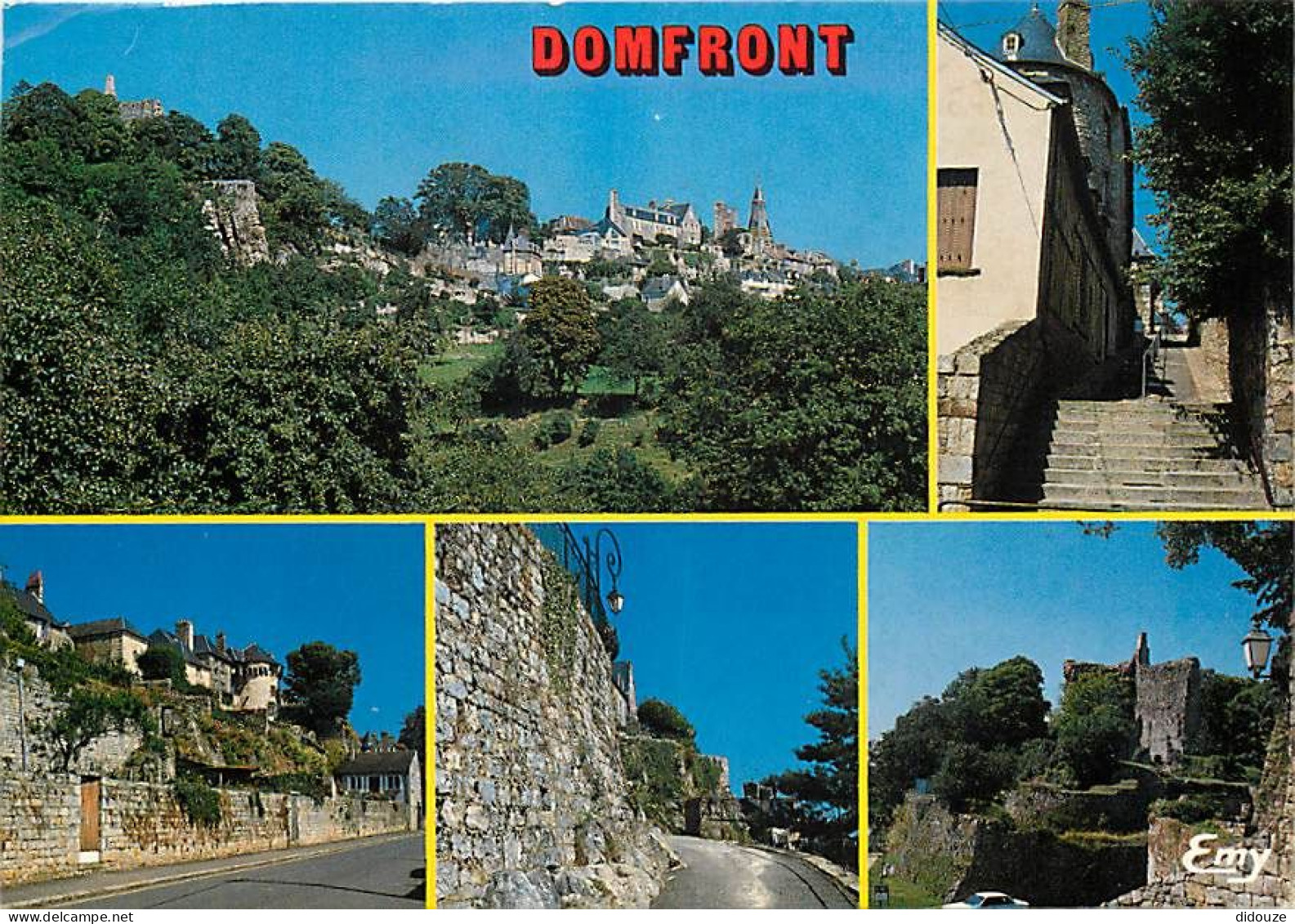 Carte Postale - 61 - Domfront - Multivues - Flamme Postale de Domfront - CPM - Voir Scans Recto-Verso - Poscard - Carta