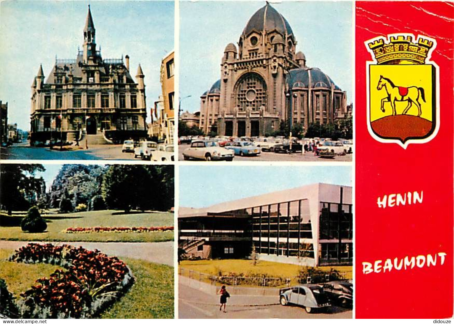 Carte Postale - 62 - Hénin Beaumont - Multivues - Automobiles - 2CV - Blasons - CPM - Voir Scans Recto-Verso - Poscard -