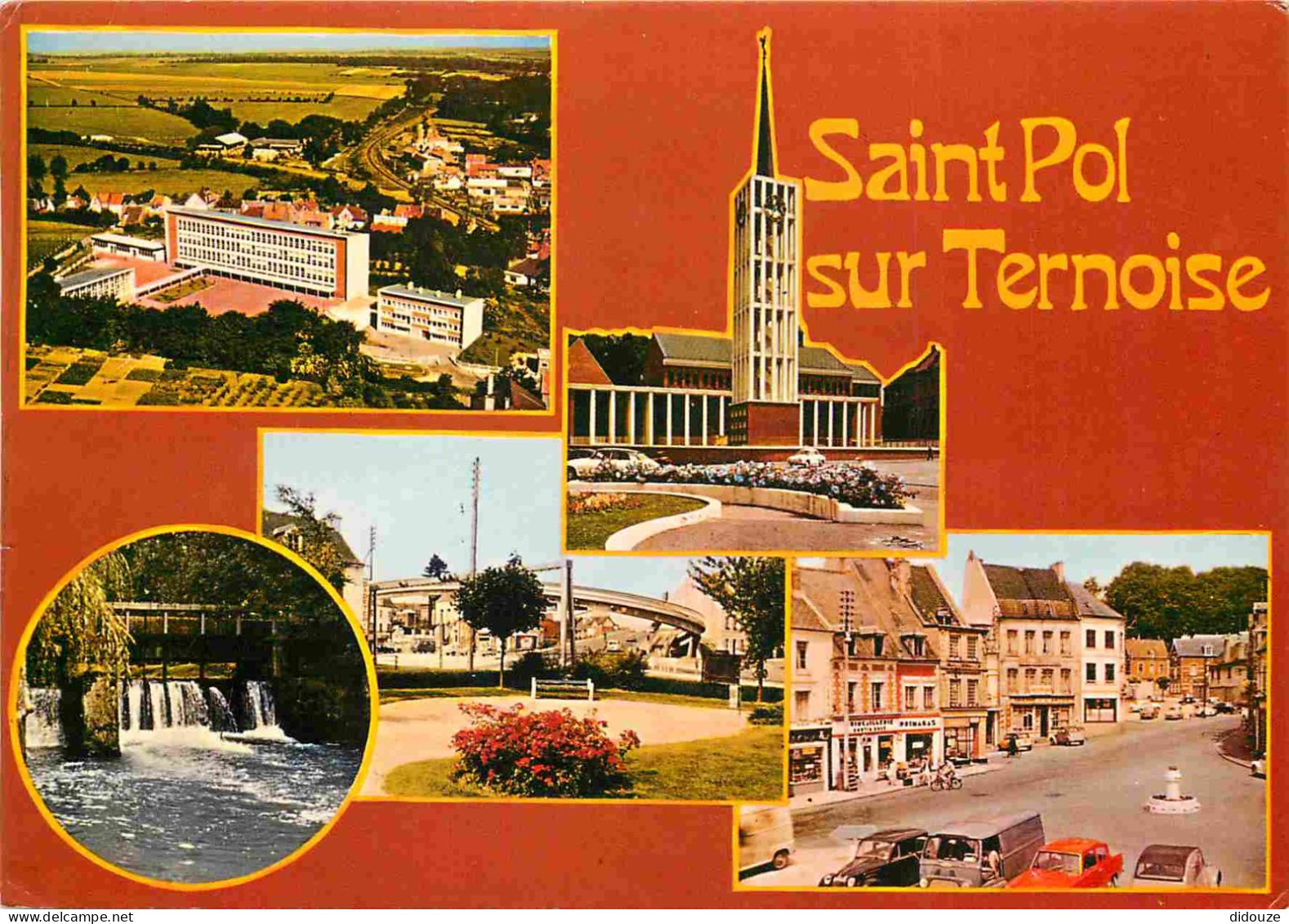 Carte Postale - 62 - Saint Pol sur Ternoise - Multivues - Automobiles - CPM - Voir Scans Recto-Verso - Poscard - Carta P