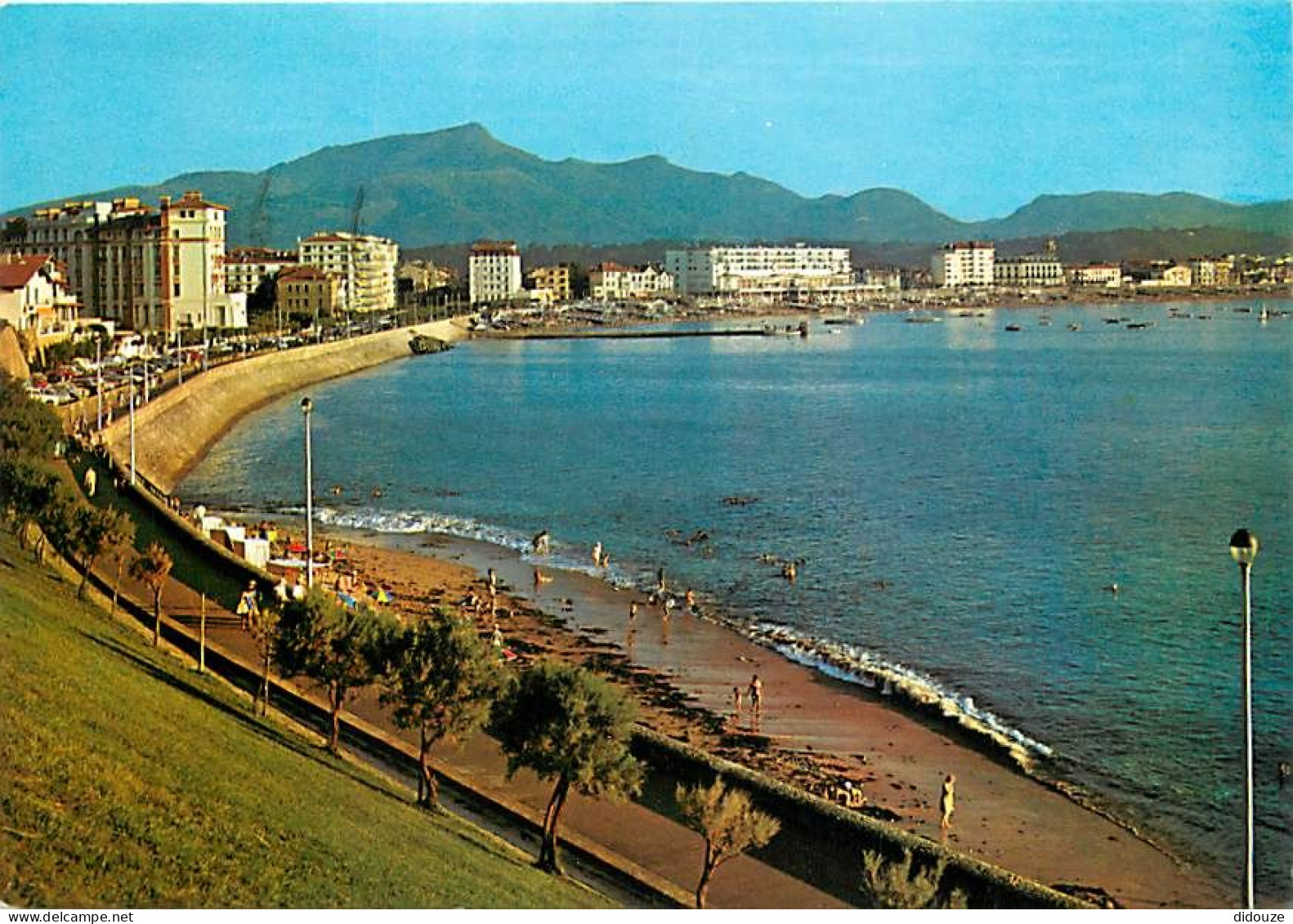 Carte Postale - 64 - Saint Jean de Luz - La Baie de St Jean de Luz et la Rhune - Flamme Postale de Saint Jean de Luz - C