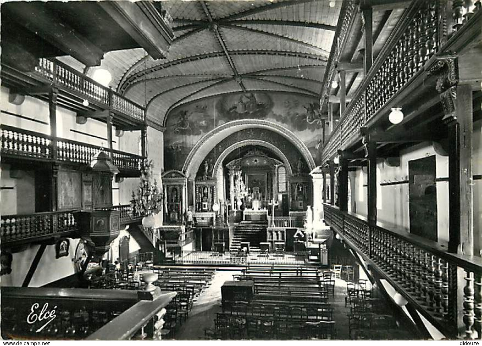 Carte Postale - 64 - Sare - Intérieur de l'ÉglLse de Sare - CPSM grand format - Carte Neuve - Voir Scans Recto-Verso - P