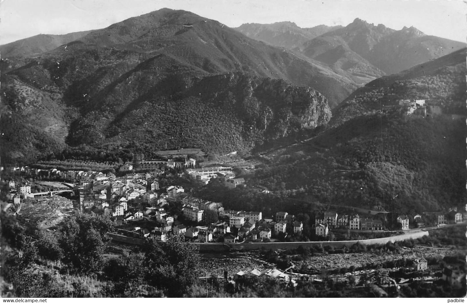 carte postale 66.  Amélie-les-Bains-Palalda  très beau plan