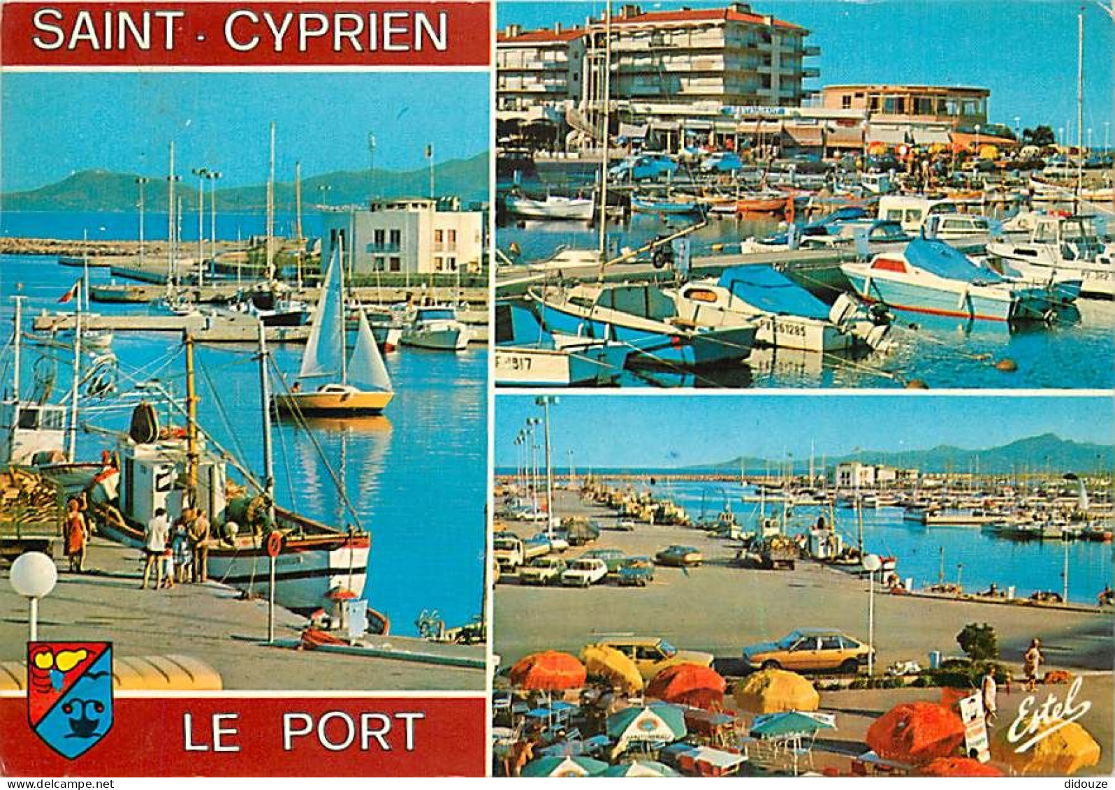 Carte Postale - 66 - Saint Cyprien - Multivues - Automobiles - Bateaux - CPM - Voir Scans Recto-Verso - Poscard - Carta
