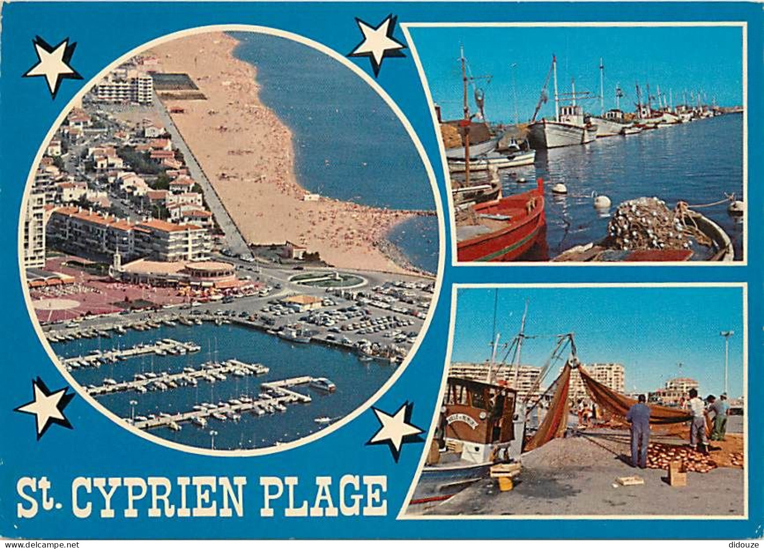 Carte Postale - 66 - Saint Cyprien - Multivues - Bateaux - Pecheurs - CPM - Voir Scans Recto-Verso - Poscard - Carta Pos