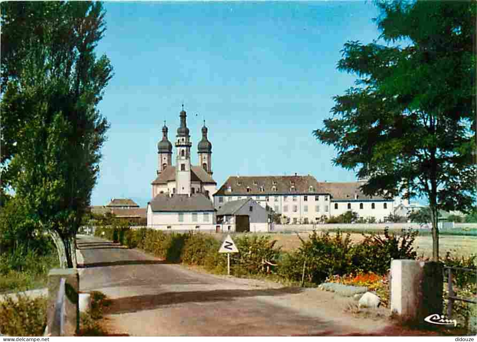 Carte Postale - 68 - Ebersmunster - Eglise abbatiale et Couvent - CPM - Voir Scans Recto-Verso - Poscard - Carta Postal