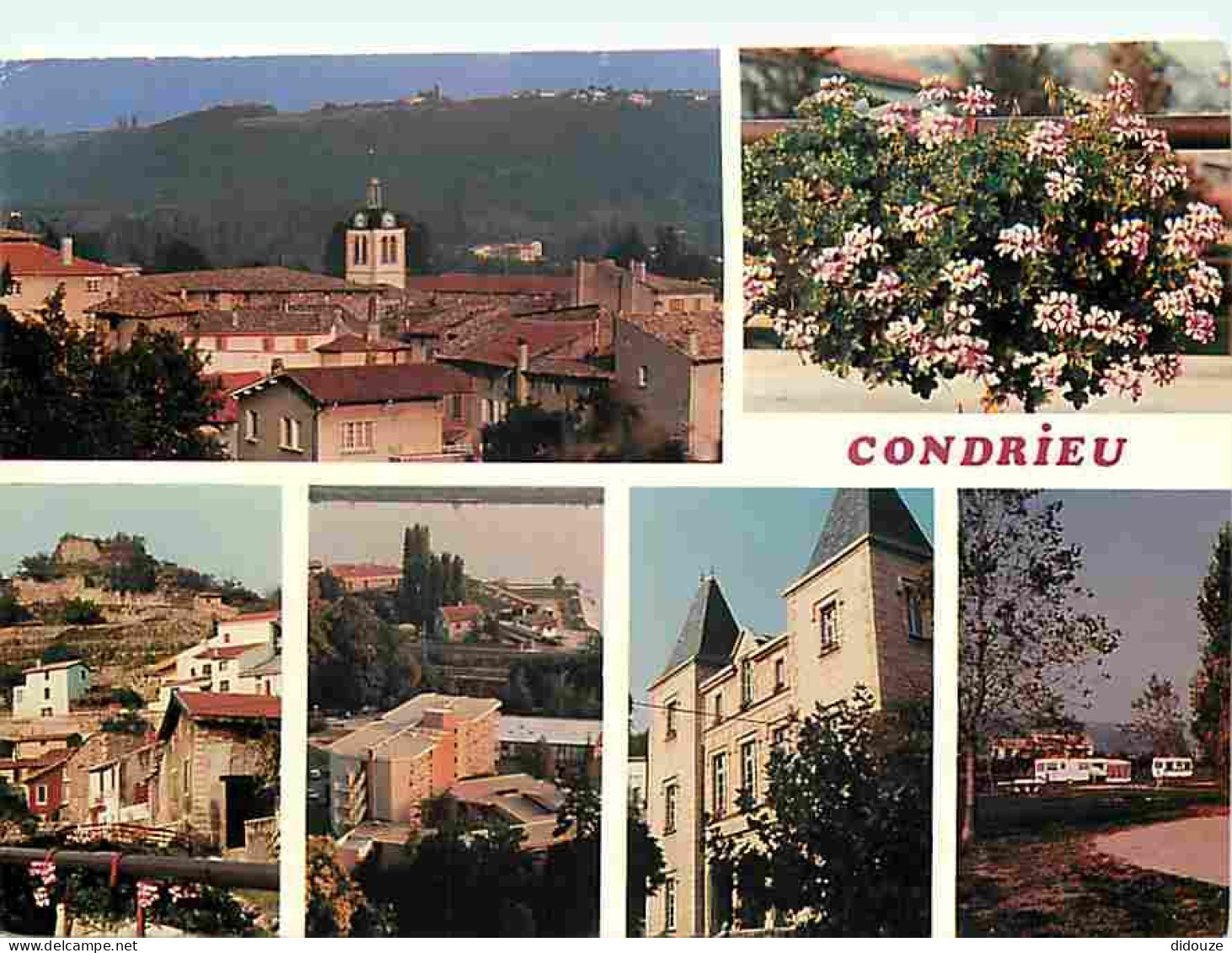 Carte Postale - 69 - Condrieu - Multivues - Fleurs - Flamme Postale de Vienne - CPM - Voir Scans Recto-Verso - Poscard -