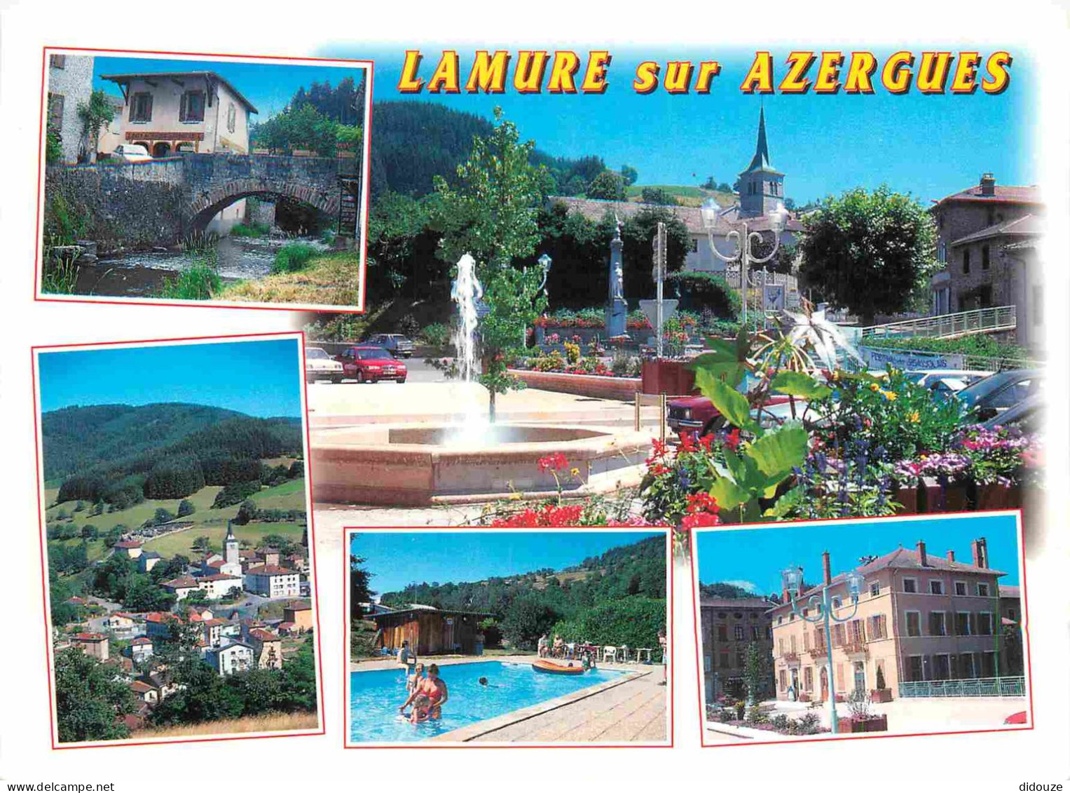 Carte Postale - 69 - Lamure sur Azergues - Multivues - Femme en maillot de bain - CPM - Voir Scans Recto-Verso - Poscard