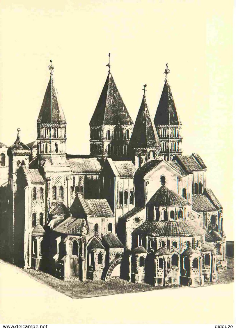 Carte Postale - 71 - Cluny - Abbaye de Cluny - Eglise Abbatiale - Ensemble Sud-Est - Maquette de reconstitution - CPM -