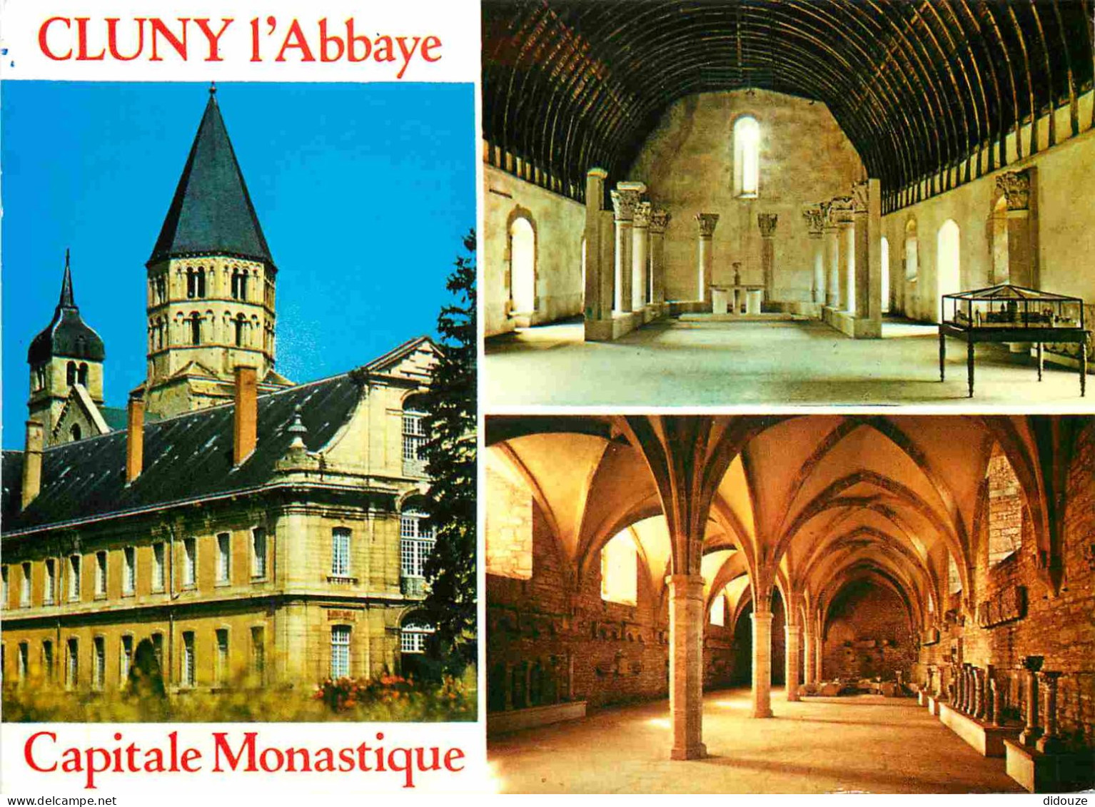 Carte Postale - 71 - Cluny - L'Abbaye - Multivues - CPM - Flamme Postale de Cluny 71 - Voir Scans Recto-Verso - Poscard