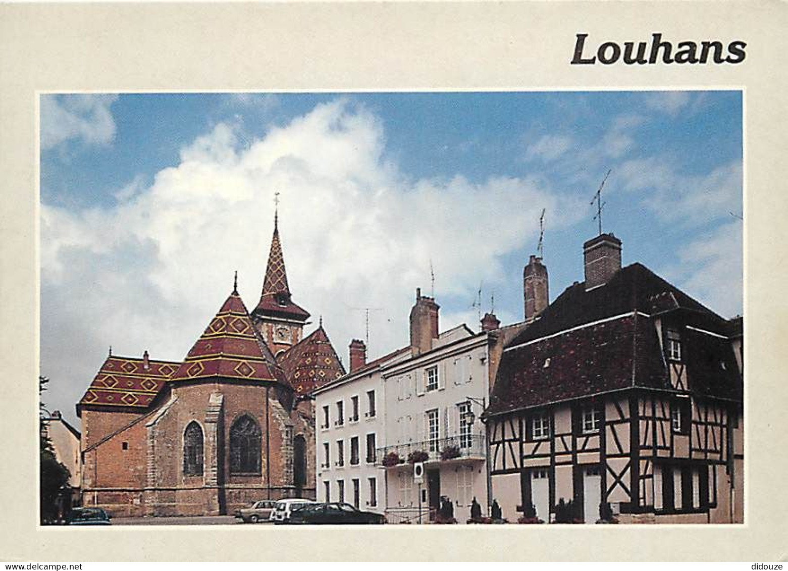 Carte Postale - 71 - Louhans - Place de l'Hôtel de Ville - Flamme Postale de Louhans - CPM - Voir Scans Recto-Verso - Po