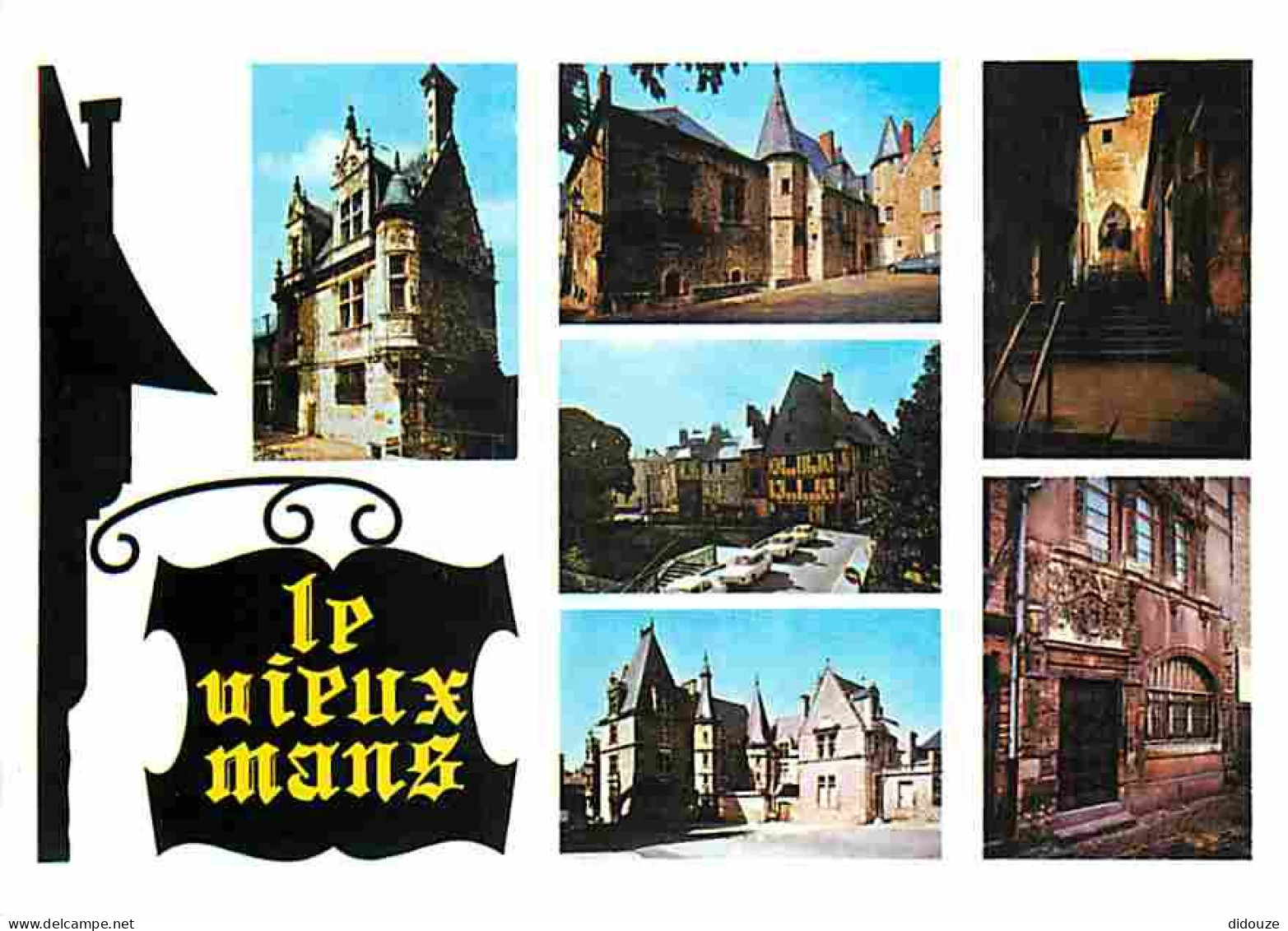 Carte Postale - 72 - Le Mans - Le Vieux Mans - Multivues - Flamme Postale de Le Mans - CPM - Voir Scans Recto-Verso - Po