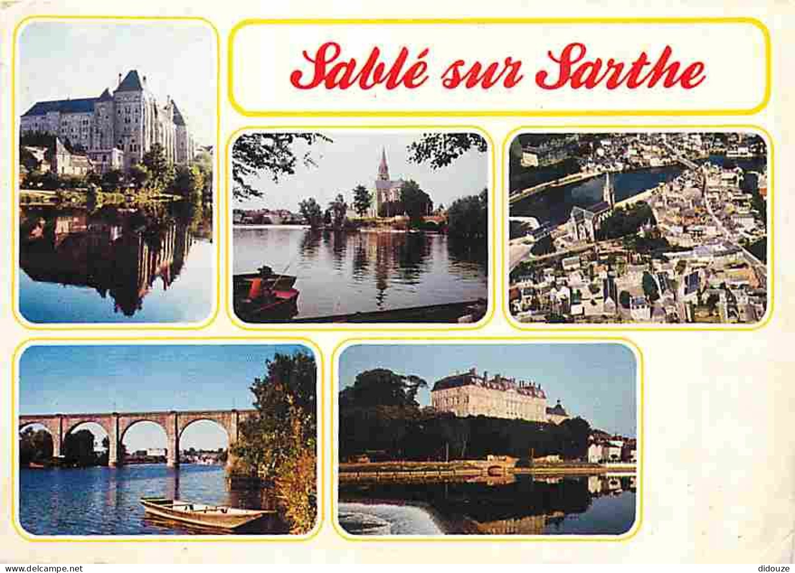 Carte Postale - 72 - Sablé sur Sarthe - Multivues - Flamme Postale de Sablé sur Sarthe - CPM - Voir Scans Recto-Verso -