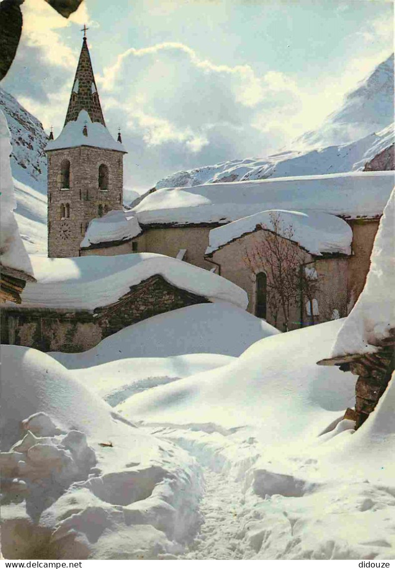 Carte Postale - 73 - Bonneval sur Arc - L'Eglise - Hiver - Neige - CPM - Voir Scans Recto-Verso - Poscard - Carta Postal