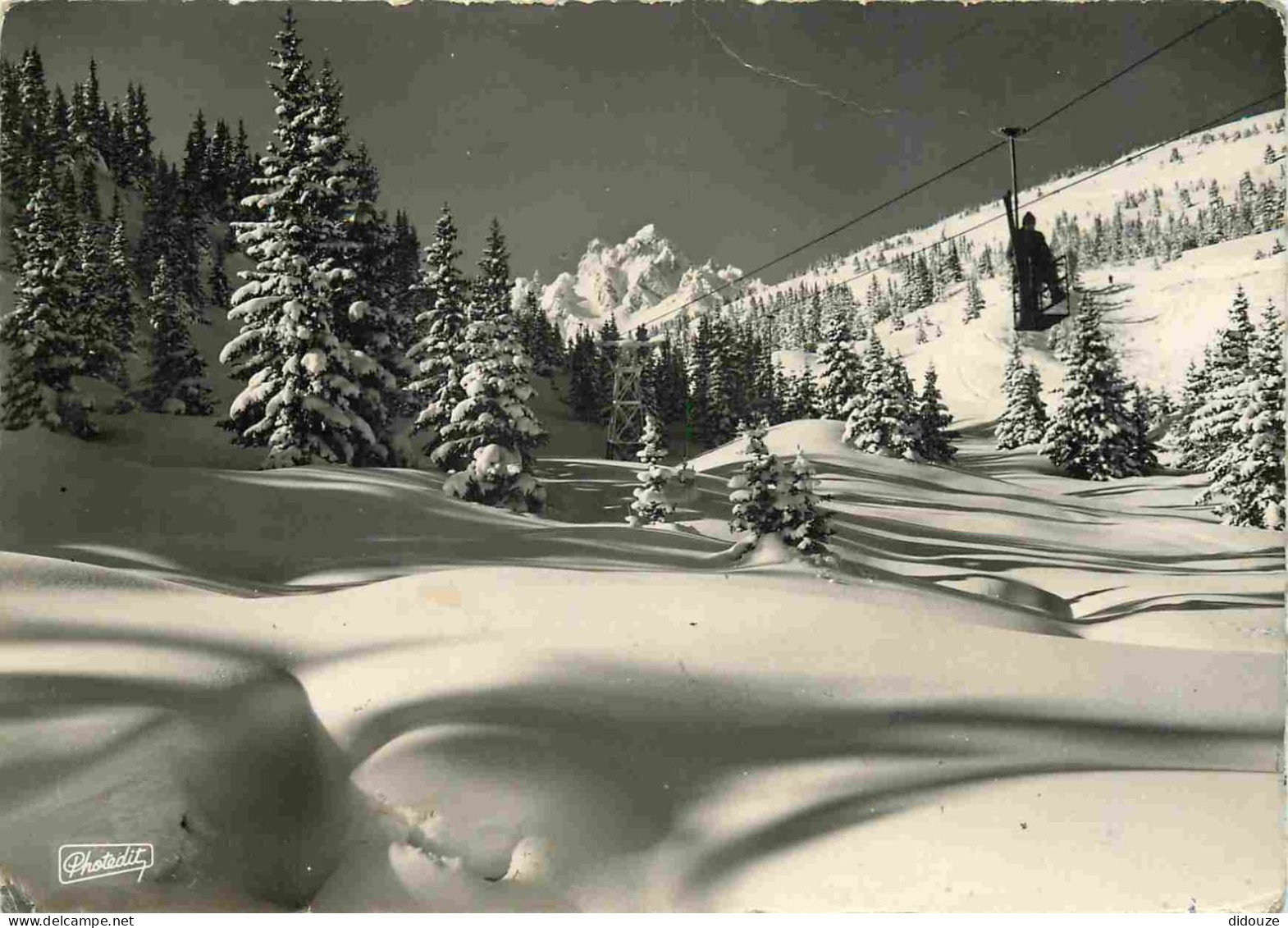 Carte Postale - 73 - Courchevel - Vallée de Saint Bon - Les Télébennes Courchevel-Verdon dominés par la Croix de Verdon