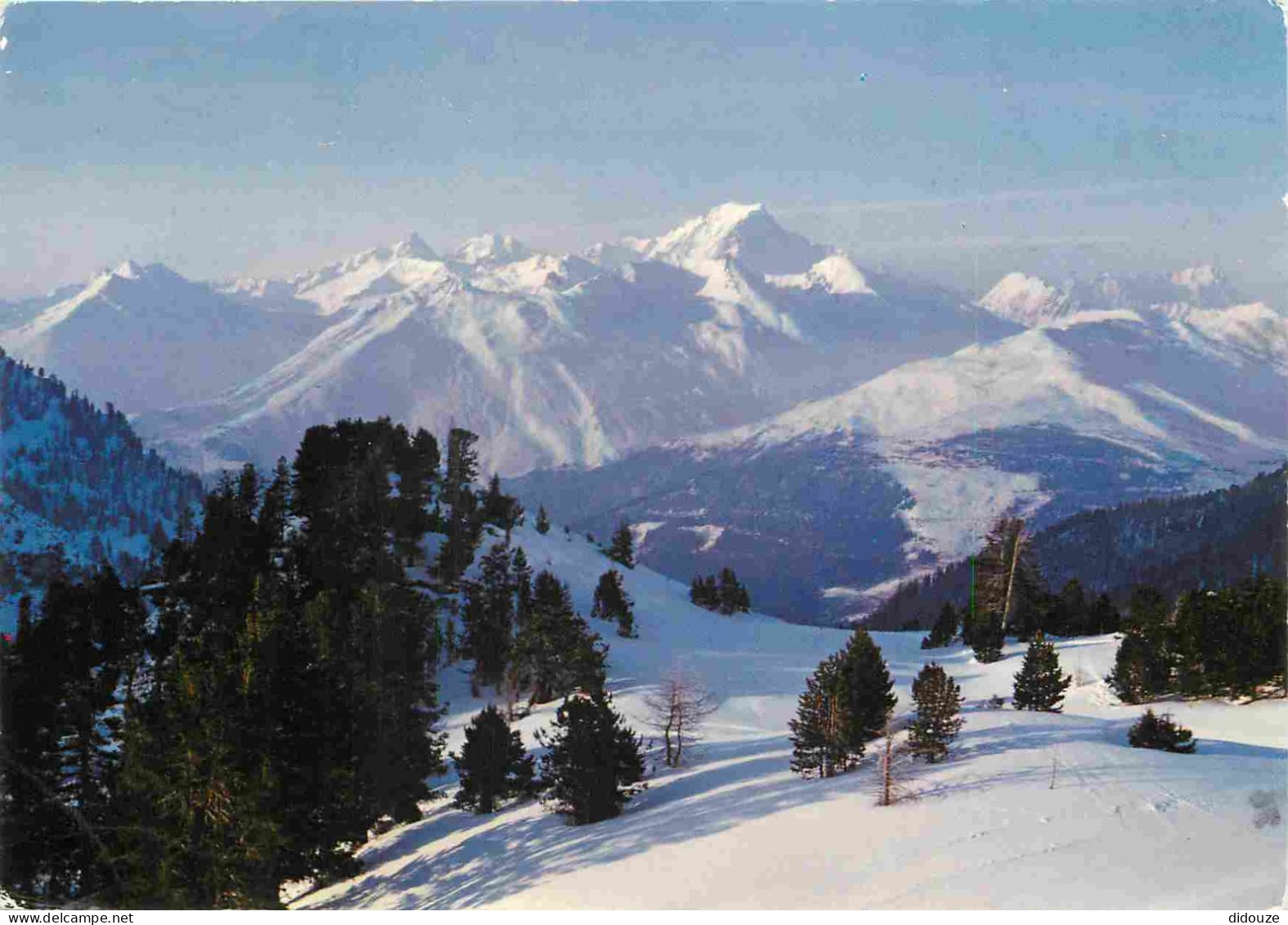 Carte Postale - 73 - Les Arcs - Le Mont Blanc 4807 m vu des Arcs 2000 - CPM - Flamme Postale - Voir Scans Recto-Verso -