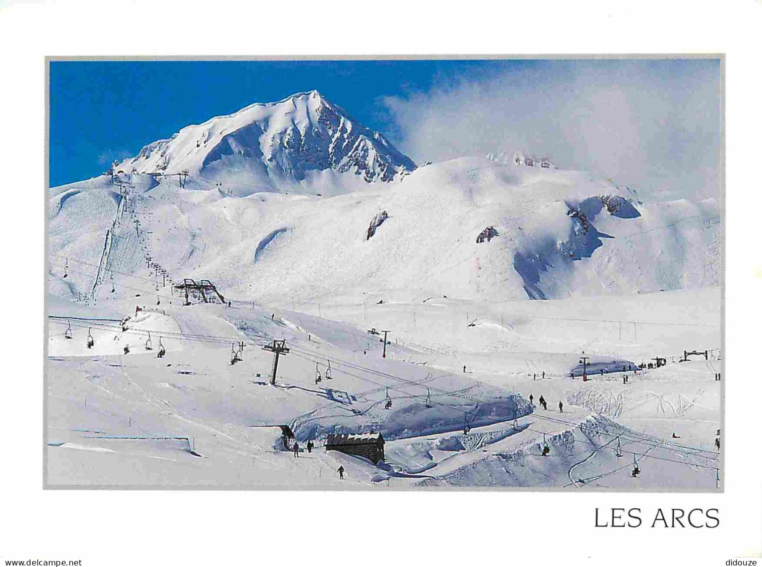 Carte Postale - 73 - Les Arcs - Les Arcs 2000 - Les pistes et l'Aiguille Grive - CPM - Flamme Postale - Voir Scans Recto