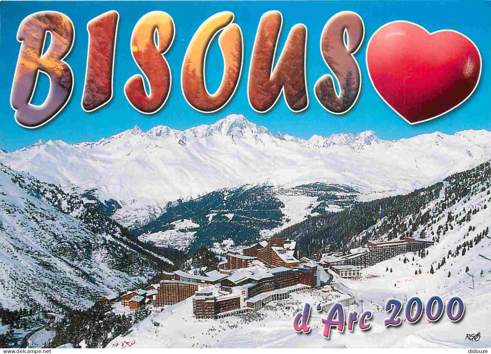 Carte Postale - 73 - Les Arcs - Les Arcs 2000 - Panorama de la station face au Massif du Mont Blanc - CPM - Voir Scans R