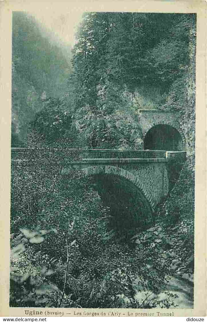 Carte Postale - 73 - Ugine - Les Gorges de l'Arly - Le premier tunnel - CPA - Voir Scans Recto-Verso - Poscard - Carta P