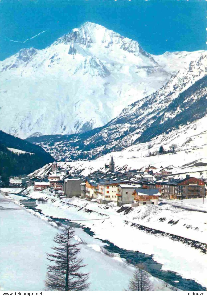 Carte Postale - 73 - Val Cenis - Vue générale de Lanslebourg - Au fond la Dent Parrachée 3684 m - Carte Dentelée - CPSM